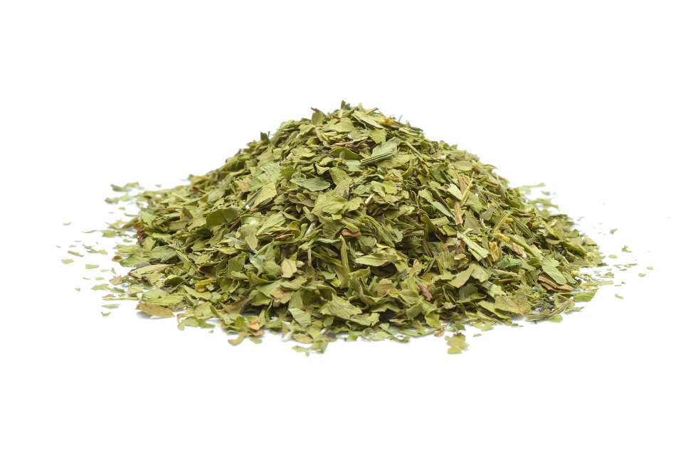 Lovage herb, rubbed